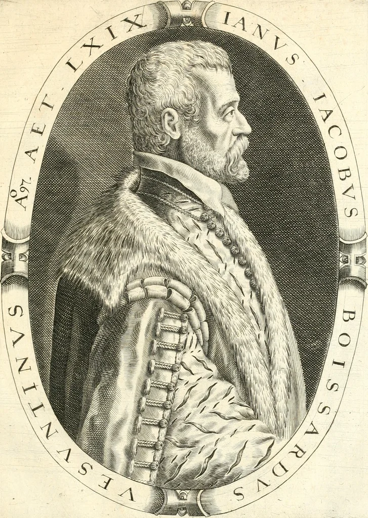 An illustration from Parnassvs cum imaginibus mvsarvm deorumq[ue] praesidum Hippocrenes : omnia depicta sunt, & distichis latinis illustrata, 1601, leaf 24