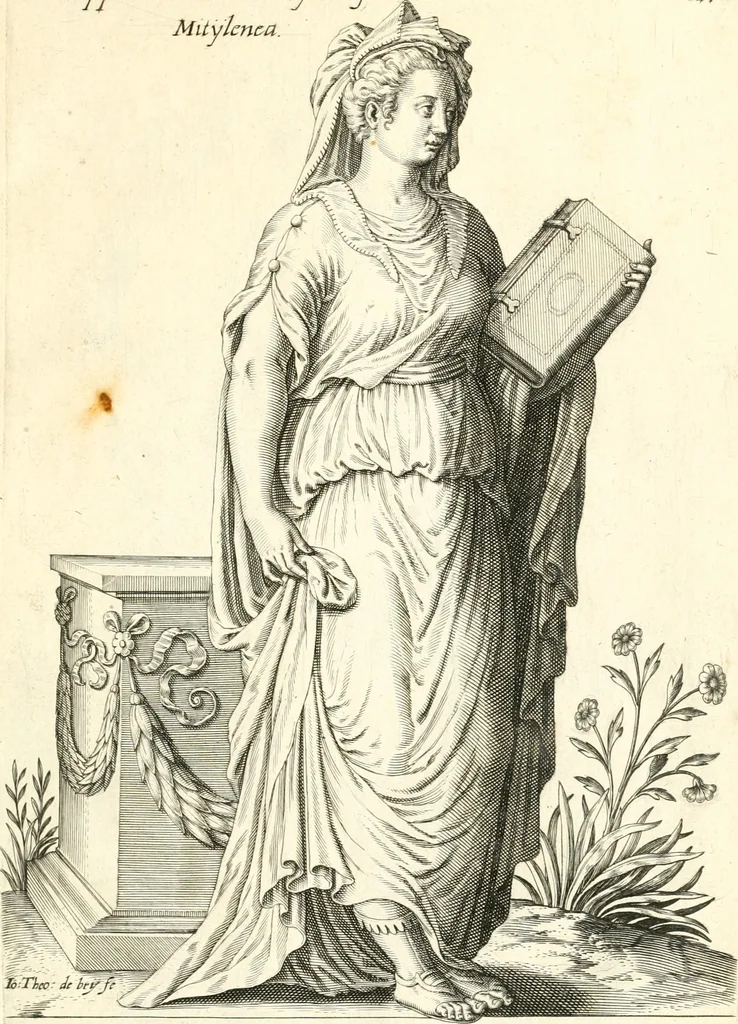 An illustration from Parnassvs cum imaginibus mvsarvm deorumq[ue] praesidum Hippocrenes : omnia depicta sunt, & distichis latinis illustrata, 1601, leaf 66
