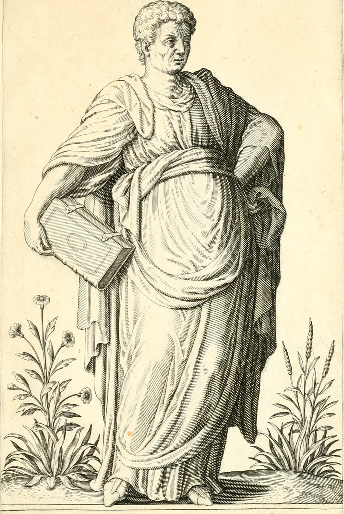 An illustration from Parnassvs cum imaginibus mvsarvm deorumq[ue] praesidum Hippocrenes : omnia depicta sunt, & distichis latinis illustrata, 1601, leaf 70