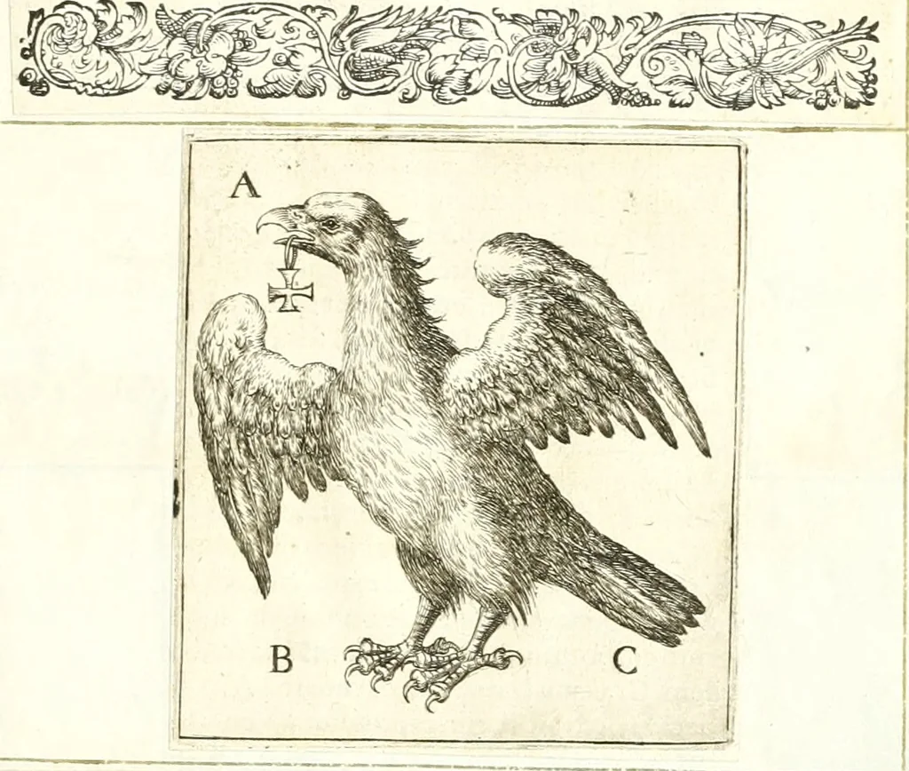 An illustration from Parnassvs cum imaginibus mvsarvm deorumq[ue] praesidum Hippocrenes : omnia depicta sunt, & distichis latinis illustrata, 1601, leaf 80