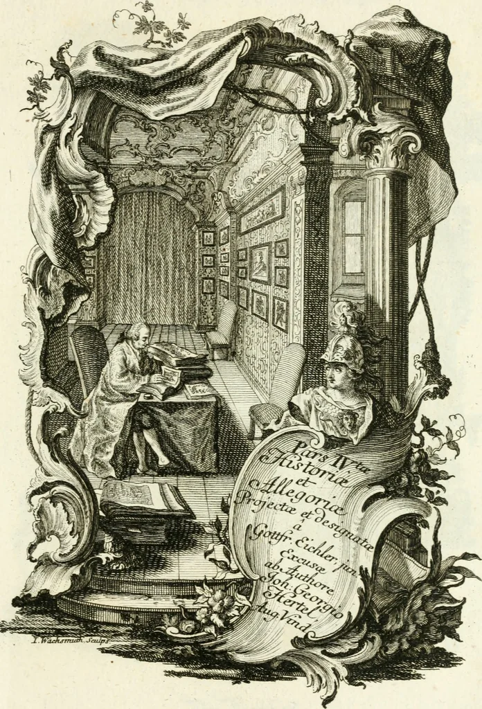 An illustration from Pars I. des berühmten italiänische[n] Ritters Caesaris Ripae, allerley Künsten und Wissenschafften dienlicher Sinnbildern und Gedancken : welchen jedesmahlen eine hierzu taugliche Historia oder Gleichnis beÿgefüget, 1758, leaf 138