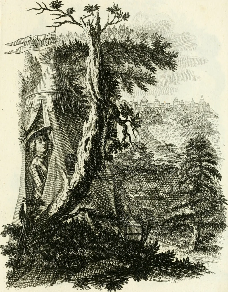 An illustration from Pars I. des berühmten italiänische[n] Ritters Caesaris Ripae, allerley Künsten und Wissenschafften dienlicher Sinnbildern und Gedancken : welchen jedesmahlen eine hierzu taugliche Historia oder Gleichnis beÿgefüget, 1758, leaf 162