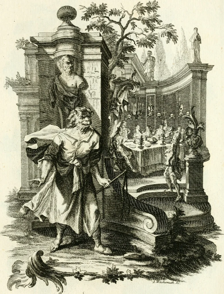 An illustration from Pars I. des berühmten italiänische[n] Ritters Caesaris Ripae, allerley Künsten und Wissenschafften dienlicher Sinnbildern und Gedancken : welchen jedesmahlen eine hierzu taugliche Historia oder Gleichnis beÿgefüget, 1758, leaf 168