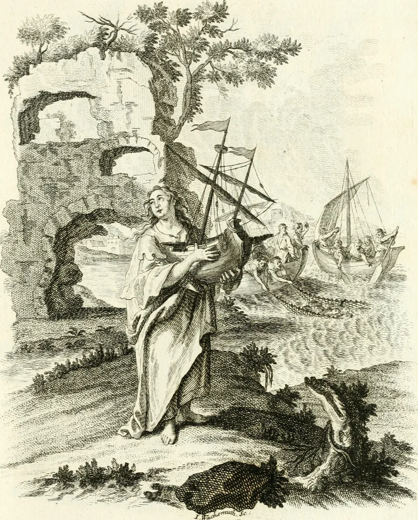An illustration from Pars I. des berühmten italiänische[n] Ritters Caesaris Ripae, allerley Künsten und Wissenschafften dienlicher Sinnbildern und Gedancken : welchen jedesmahlen eine hierzu taugliche Historia oder Gleichnis beÿgefüget, 1758, leaf 188