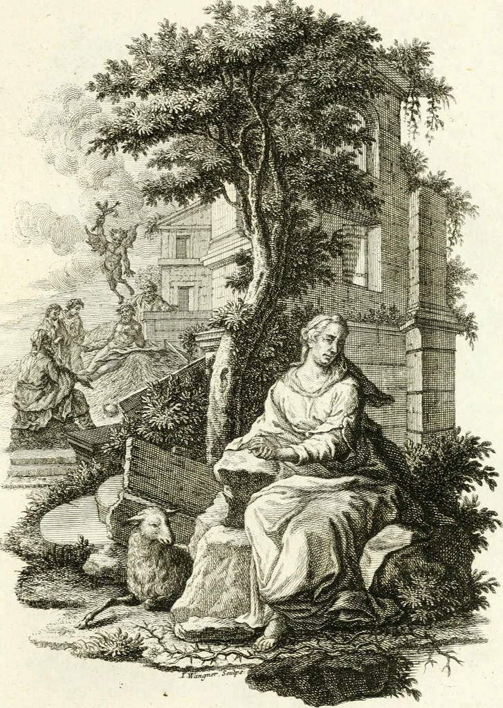 An illustration from Pars I. des berühmten italiänische[n] Ritters Caesaris Ripae, allerley Künsten und Wissenschafften dienlicher Sinnbildern und Gedancken : welchen jedesmahlen eine hierzu taugliche Historia oder Gleichnis beÿgefüget, 1758, leaf 192