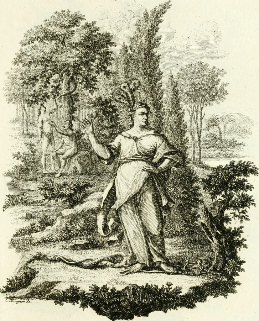 An illustration from Pars I. des berühmten italiänische[n] Ritters Caesaris Ripae, allerley Künsten und Wissenschafften dienlicher Sinnbildern und Gedancken : welchen jedesmahlen eine hierzu taugliche Historia oder Gleichnis beÿgefüget, 1758, leaf 202