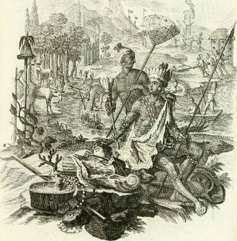 An illustration from Pars I. des berühmten italiänische[n] Ritters Caesaris Ripae, allerley Künsten und Wissenschafften dienlicher Sinnbildern und Gedancken : welchen jedesmahlen eine hierzu taugliche Historia oder Gleichnis beÿgefüget, 1758, leaf 236