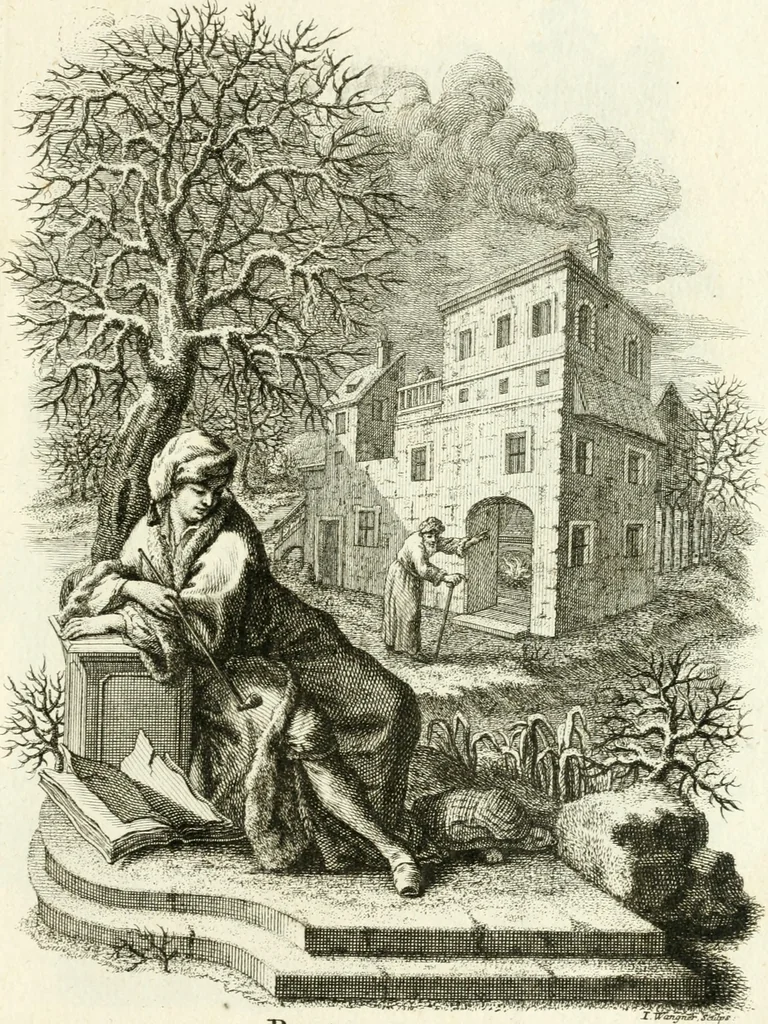 An illustration from Pars I. des berühmten italiänische[n] Ritters Caesaris Ripae, allerley Künsten und Wissenschafften dienlicher Sinnbildern und Gedancken : welchen jedesmahlen eine hierzu taugliche Historia oder Gleichnis beÿgefüget, 1758, leaf 242