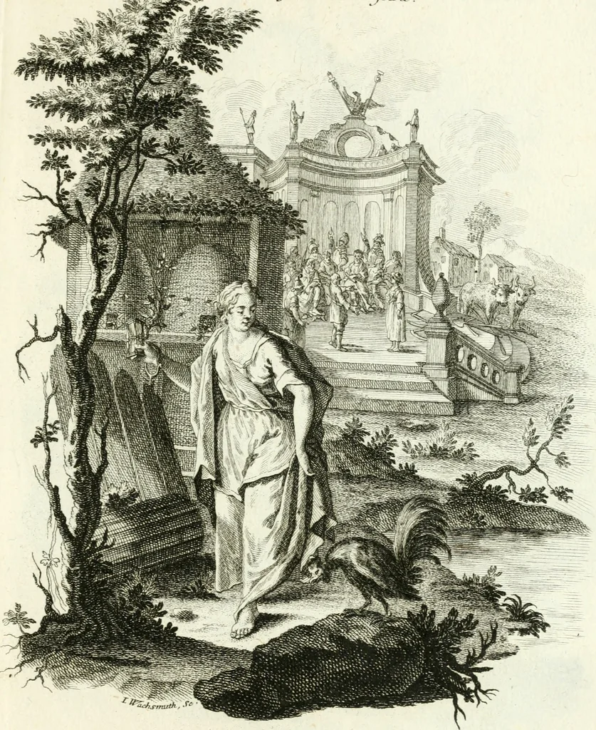 An illustration from Pars I. des berühmten italiänische[n] Ritters Caesaris Ripae, allerley Künsten und Wissenschafften dienlicher Sinnbildern und Gedancken : welchen jedesmahlen eine hierzu taugliche Historia oder Gleichnis beÿgefüget, 1758, leaf 326
