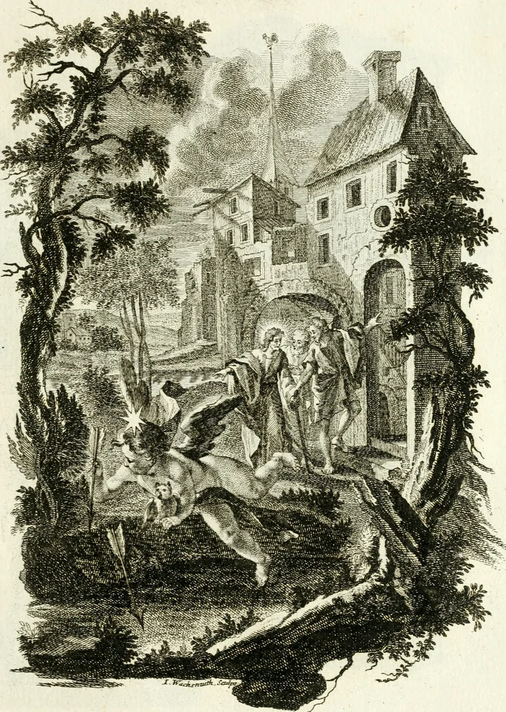 An illustration from Pars I. des berühmten italiänische[n] Ritters Caesaris Ripae, allerley Künsten und Wissenschafften dienlicher Sinnbildern und Gedancken : welchen jedesmahlen eine hierzu taugliche Historia oder Gleichnis beÿgefüget, 1758, leaf 36