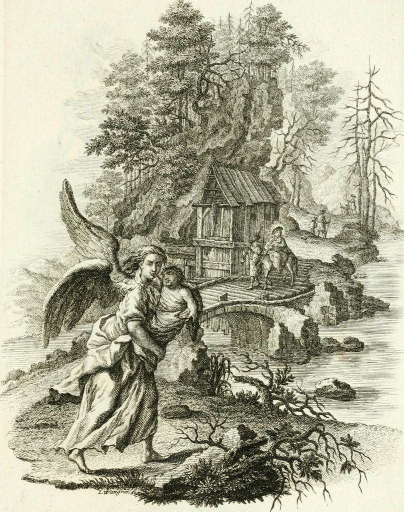 An illustration from Pars I. des berühmten italiänische[n] Ritters Caesaris Ripae, allerley Künsten und Wissenschafften dienlicher Sinnbildern und Gedancken : welchen jedesmahlen eine hierzu taugliche Historia oder Gleichnis beÿgefüget, 1758, leaf 376