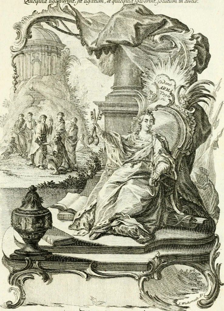An illustration from Pars I. des berühmten italiänische[n] Ritters Caesaris Ripae, allerley Künsten und Wissenschafften dienlicher Sinnbildern und Gedancken : welchen jedesmahlen eine hierzu taugliche Historia oder Gleichnis beÿgefüget, 1758, leaf 388