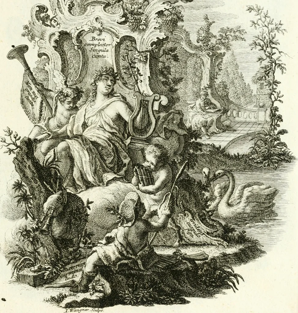 An illustration from Pars I. des berühmten italiänische[n] Ritters Caesaris Ripae, allerley Künsten und Wissenschafften dienlicher Sinnbildern und Gedancken : welchen jedesmahlen eine hierzu taugliche Historia oder Gleichnis beÿgefüget, 1758, leaf 404