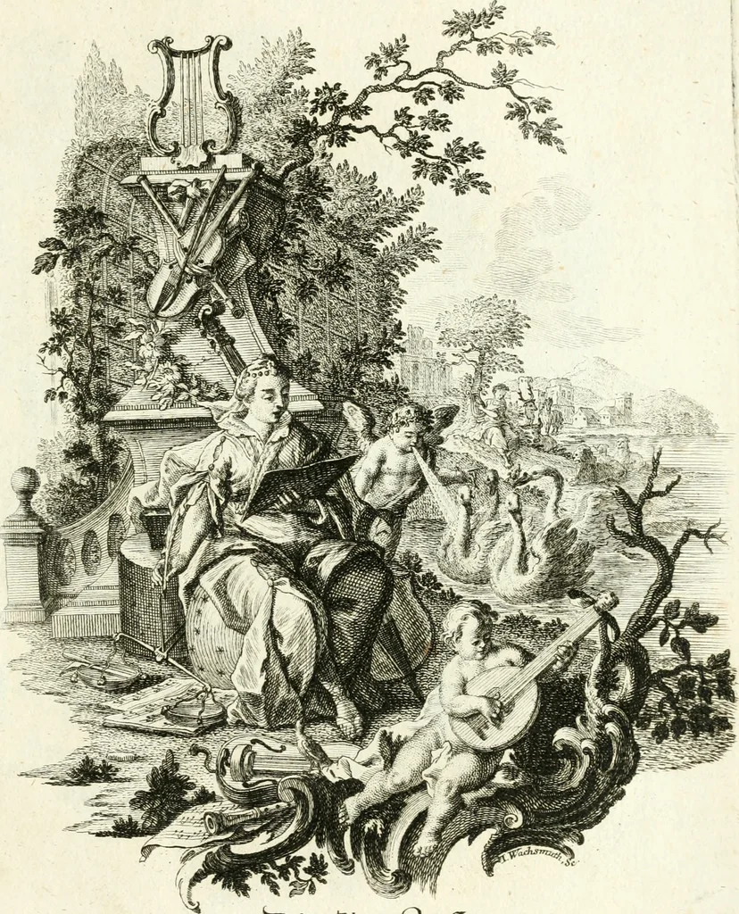 An illustration from Pars I. des berühmten italiänische[n] Ritters Caesaris Ripae, allerley Künsten und Wissenschafften dienlicher Sinnbildern und Gedancken : welchen jedesmahlen eine hierzu taugliche Historia oder Gleichnis beÿgefüget, 1758, leaf 422