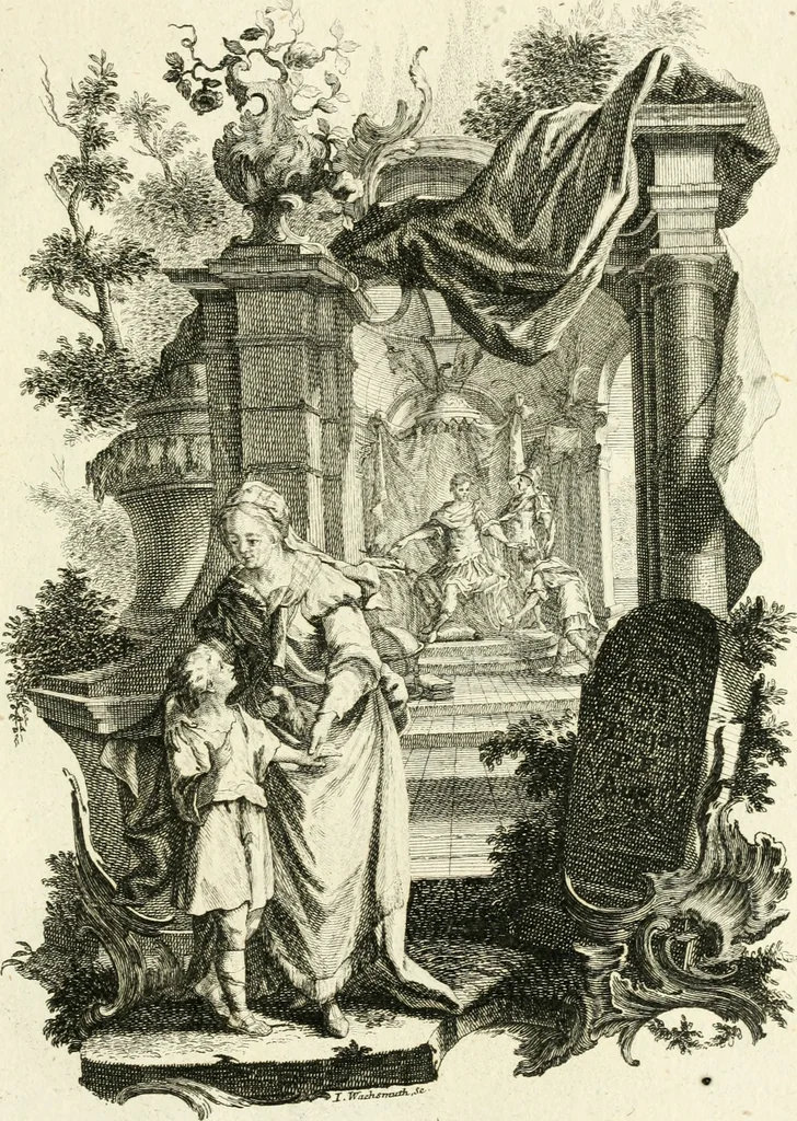 An illustration from Pars I. des berühmten italiänische[n] Ritters Caesaris Ripae, allerley Künsten und Wissenschafften dienlicher Sinnbildern und Gedancken : welchen jedesmahlen eine hierzu taugliche Historia oder Gleichnis beÿgefüget, 1758, leaf 86