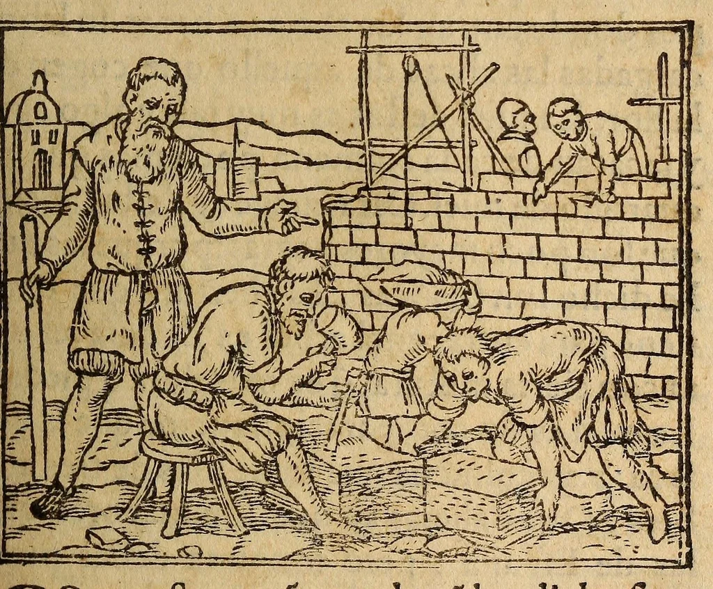 An illustration from Parte primera de la Chronica del Perv : qve tracta la demarcacion de sus prouincias, la descripcion dellas, las fundaciones de las nueuas ciudades, los ritos y costumbres delos Indios, y otras cosas estrañas dignas de ser sabidas, 1554, leaf 145