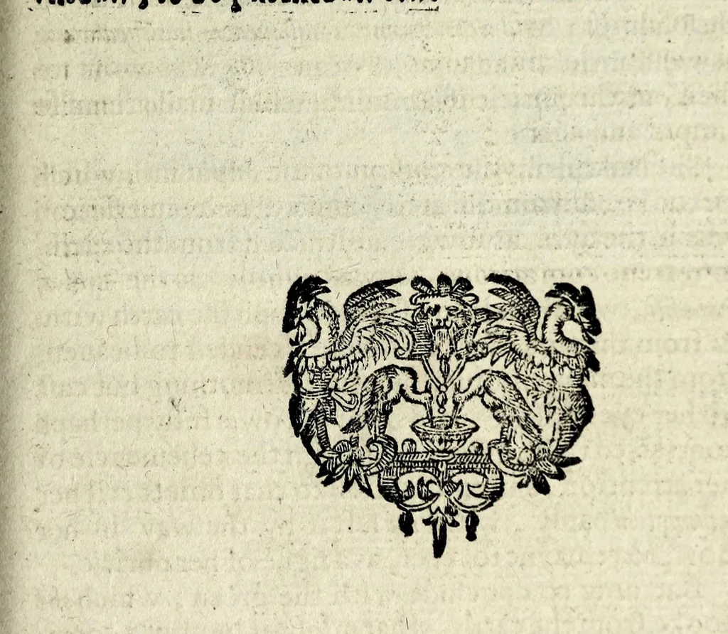 An illustration from Partheneia sacra, or, The mysterious and delicious garden of the sacred Parthenes : symbolically set forth and enriched with pious devises and emblemes for the entertainment of deuout soules, contriued al to the honour of the incomparable Virgin Marie, Mother of God, for the pleasure and deuotion especially of the parthenian sodalitie of her Immaculate Conception, 1633, leaf 123