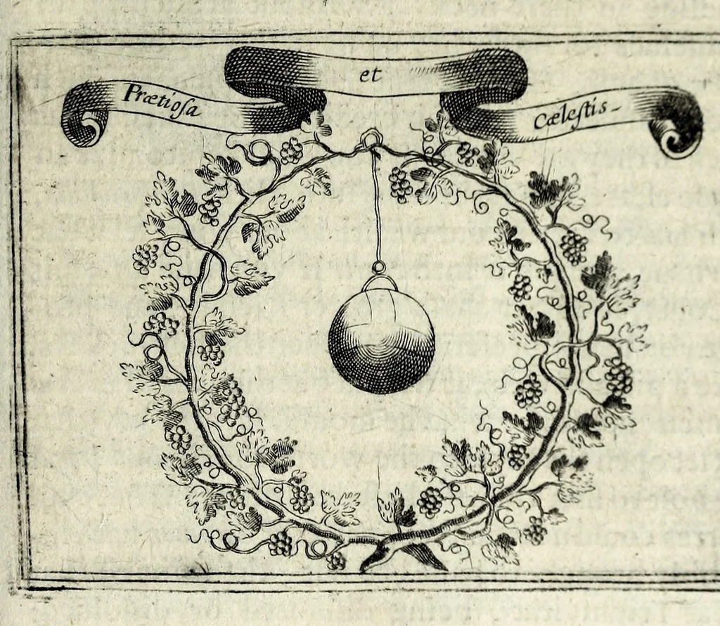 An illustration from Partheneia sacra, or, The mysterious and delicious garden of the sacred Parthenes : symbolically set forth and enriched with pious devises and emblemes for the entertainment of deuout soules, contriued al to the honour of the incomparable Virgin Marie, Mother of God, for the pleasure and deuotion especially of the parthenian sodalitie of her Immaculate Conception, 1633, leaf 211