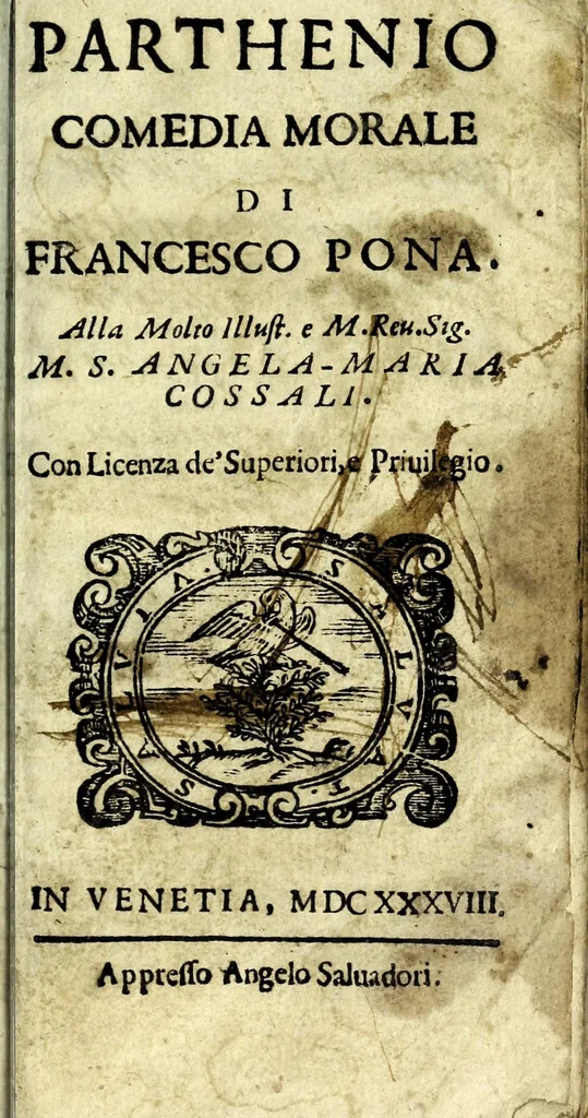 An illustration from Parthenio : comedia morale, 1638, leaf 3