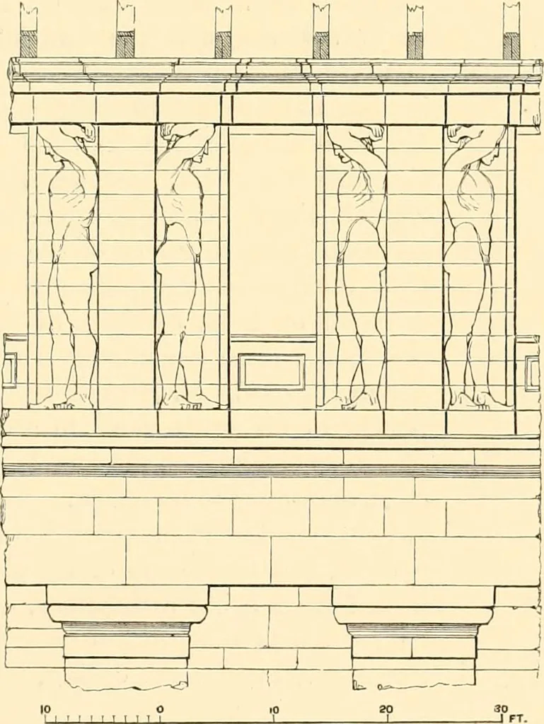 An illustration from The Parthenon; an essay on the mode by which light was introduced into Greek and Roman temples, 1883, leaf 108