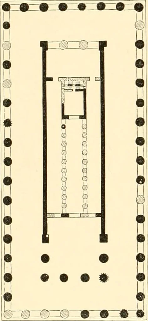 An illustration from The Parthenon; an essay on the mode by which light was introduced into Greek and Roman temples, 1883, leaf 109