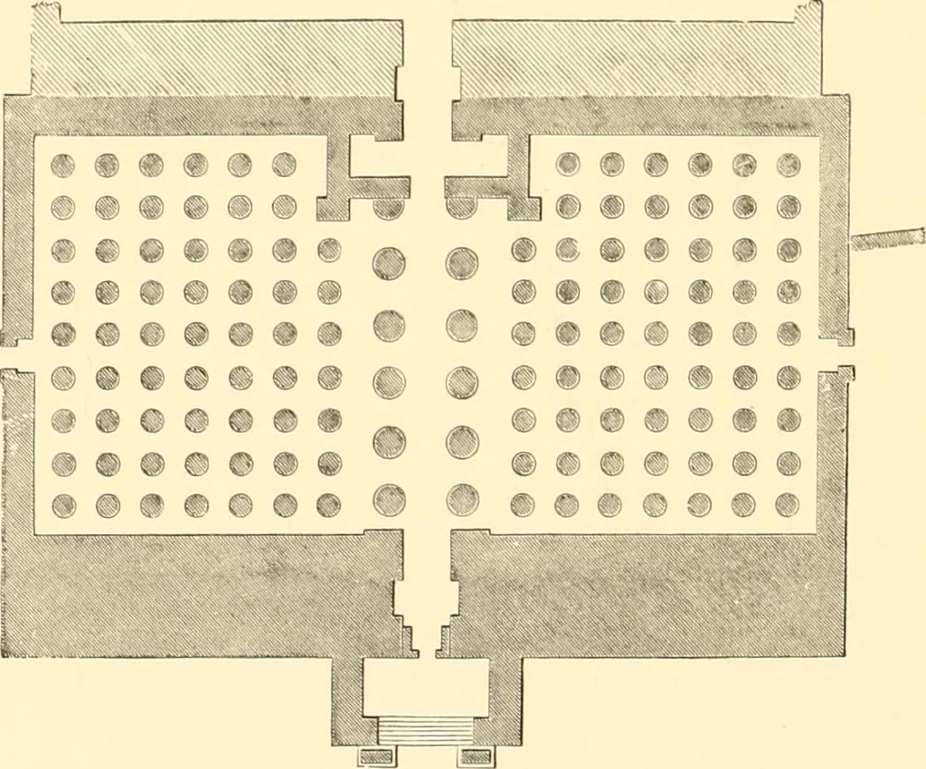 An illustration from The Parthenon; an essay on the mode by which light was introduced into Greek and Roman temples, 1883, leaf 113