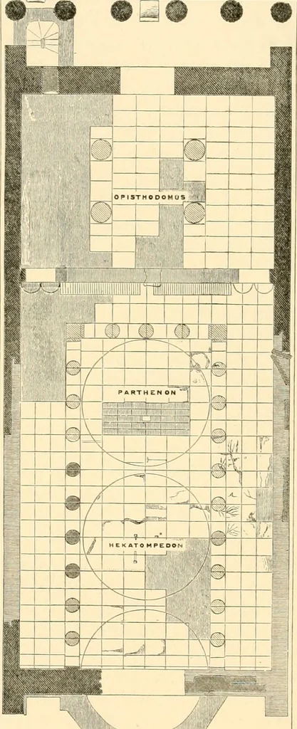 An illustration from The Parthenon; an essay on the mode by which light was introduced into Greek and Roman temples, 1883, leaf 120
