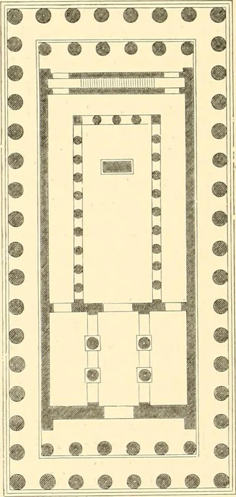 An illustration from The Parthenon; an essay on the mode by which light was introduced into Greek and Roman temples, 1883, leaf 123