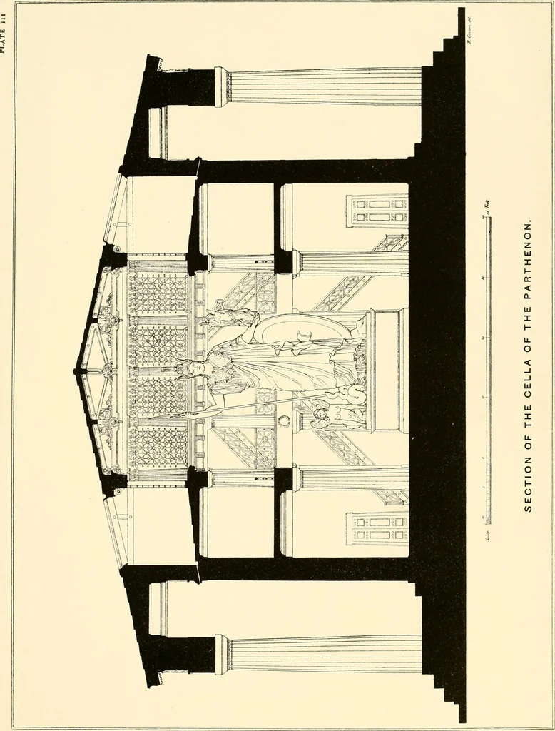 An illustration from The Parthenon; an essay on the mode by which light was introduced into Greek and Roman temples, 1883, leaf 156