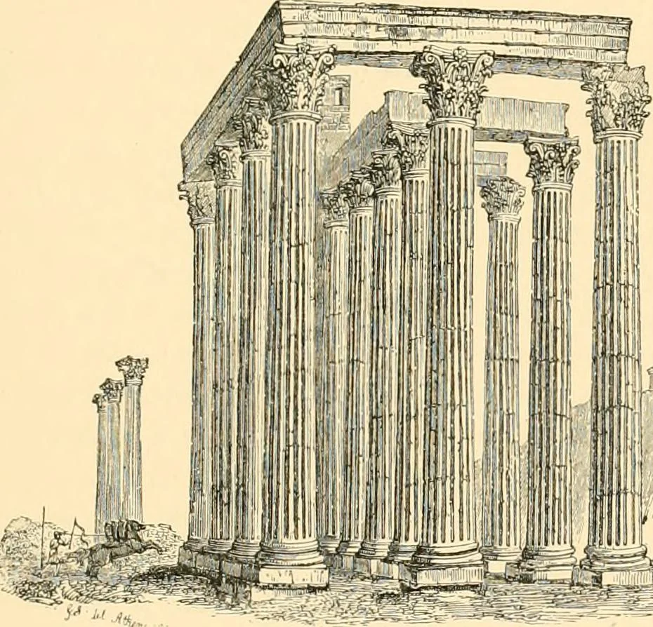 An illustration from The Parthenon; an essay on the mode by which light was introduced into Greek and Roman temples, 1883, leaf 34