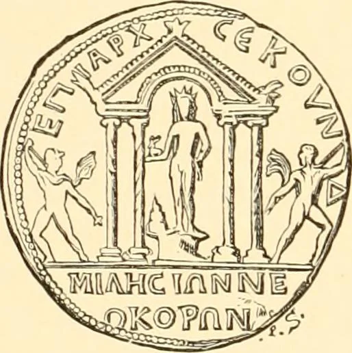An illustration from The Parthenon; an essay on the mode by which light was introduced into Greek and Roman temples, 1883, leaf 37