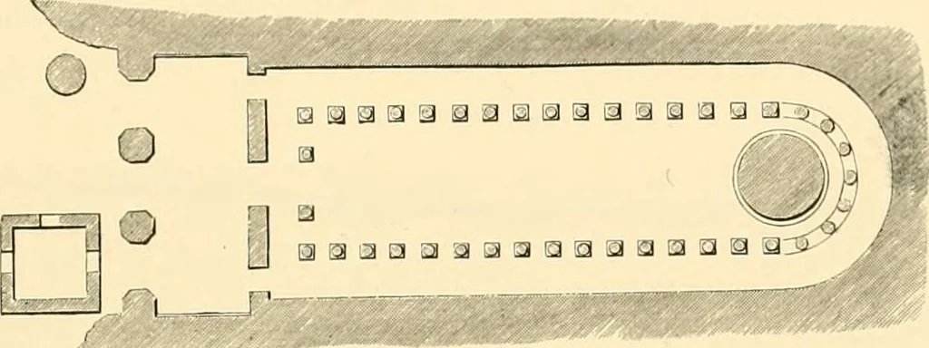 An illustration from The Parthenon; an essay on the mode by which light was introduced into Greek and Roman temples, 1883, leaf 40
