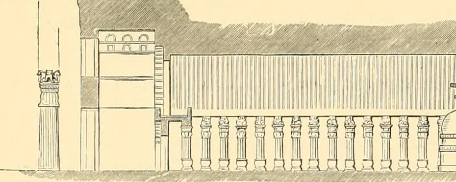 An illustration from The Parthenon; an essay on the mode by which light was introduced into Greek and Roman temples, 1883, leaf 40