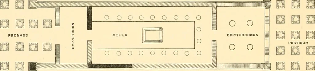 An illustration from The Parthenon; an essay on the mode by which light was introduced into Greek and Roman temples, 1883, leaf 49