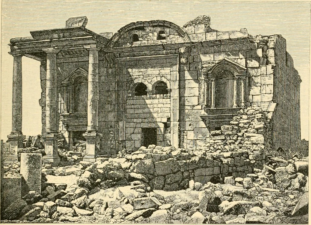 An illustration from The Parthenon; an essay on the mode by which light was introduced into Greek and Roman temples, 1883, leaf 56