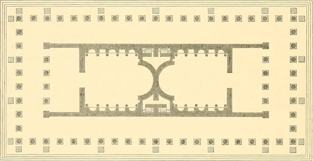 An illustration from The Parthenon; an essay on the mode by which light was introduced into Greek and Roman temples, 1883, leaf 61