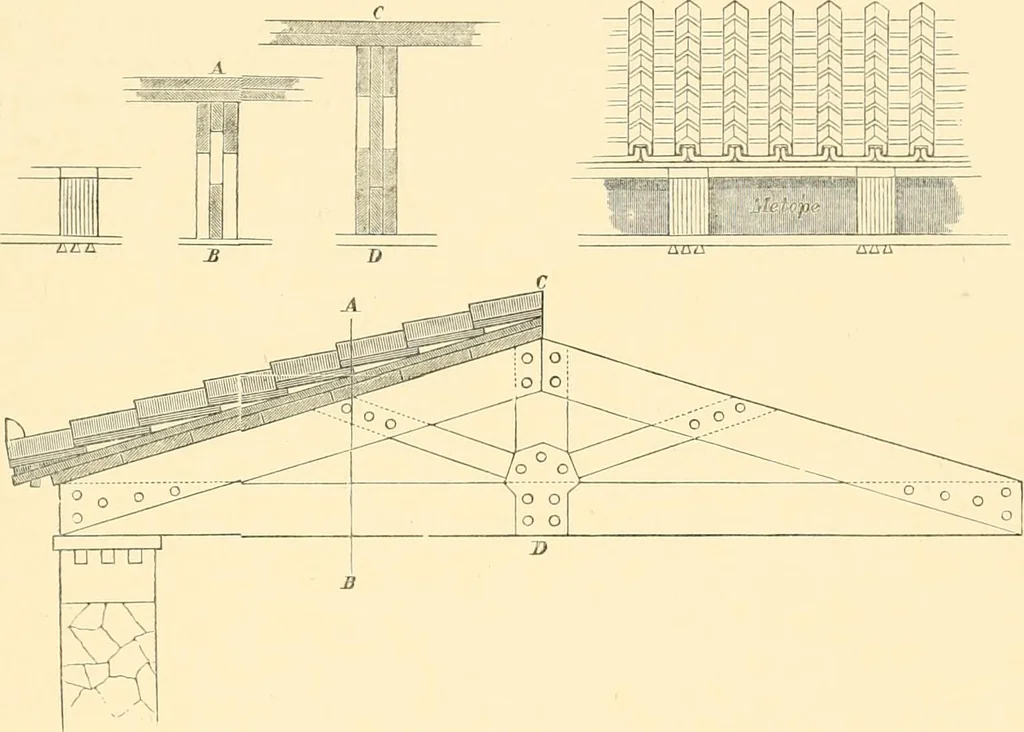 An illustration from The Parthenon; an essay on the mode by which light was introduced into Greek and Roman temples, 1883, leaf 76