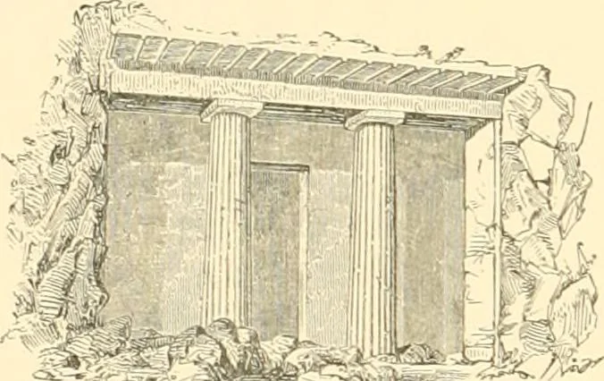 An illustration from The Parthenon; an essay on the mode by which light was introduced into Greek and Roman temples, 1883, leaf 79