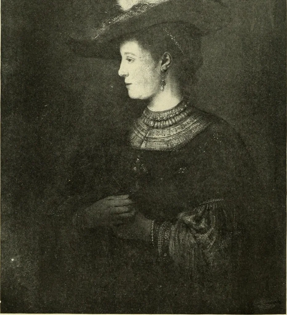 An illustration from A partial bibliography of Dutch painters and their works : covering Cuyp, Dou, Hals, Hobbema, Rembrandt, Ruisdael and Wouwermann, 1904, leaf 121