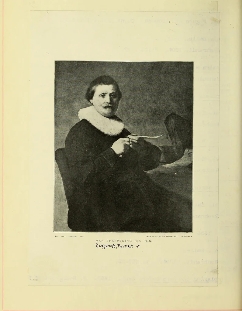 An illustration from A partial bibliography of Dutch painters and their works : covering Cuyp, Dou, Hals, Hobbema, Rembrandt, Ruisdael and Wouwermann, 1904, leaf 79