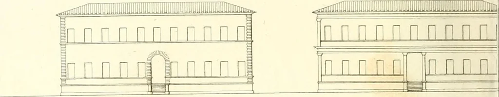 An illustration from Partie graphique des cours d'architecture faits à l'École royale polytechnique depuis sa réorganisation; précédée d'un sommaire des leçons relatives à ce nouveau travail, 1821, leaf 123