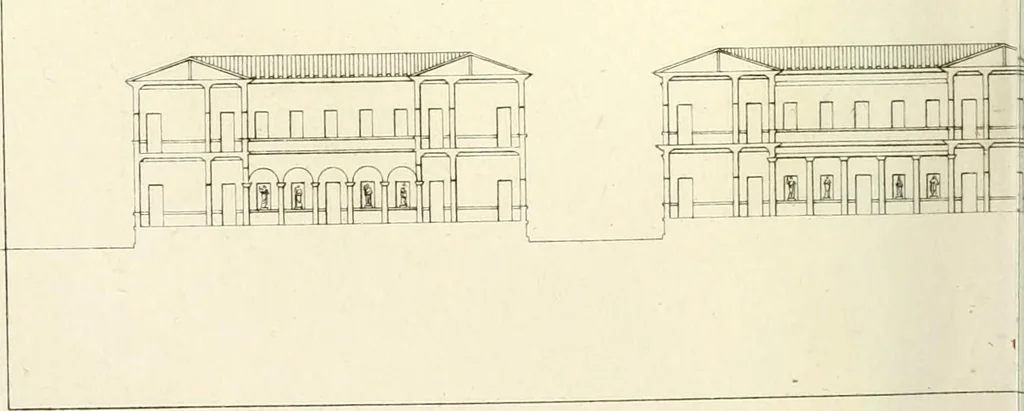 An illustration from Partie graphique des cours d'architecture faits à l'École royale polytechnique depuis sa réorganisation; précédée d'un sommaire des leçons relatives à ce nouveau travail, 1821, leaf 123