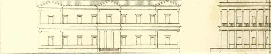 An illustration from Partie graphique des cours d'architecture faits à l'École royale polytechnique depuis sa réorganisation; précédée d'un sommaire des leçons relatives à ce nouveau travail, 1821, leaf 127