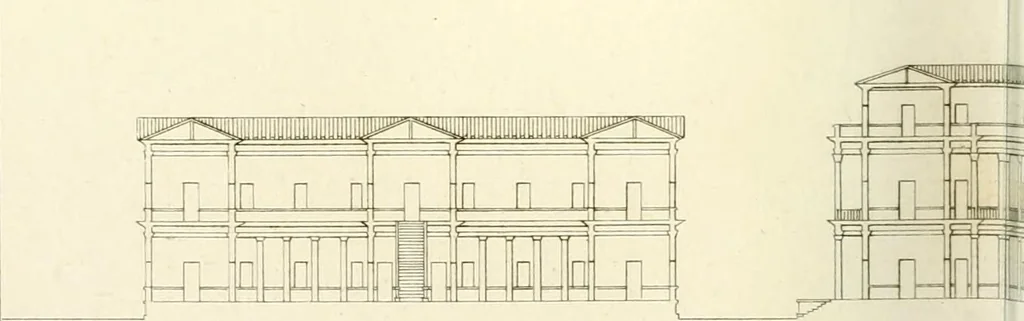 An illustration from Partie graphique des cours d'architecture faits à l'École royale polytechnique depuis sa réorganisation; précédée d'un sommaire des leçons relatives à ce nouveau travail, 1821, leaf 127
