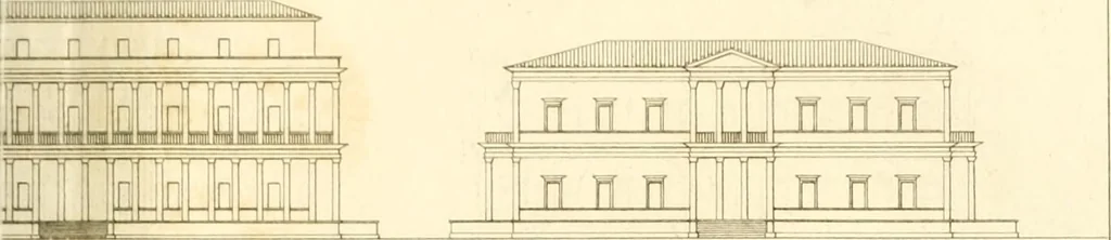 An illustration from Partie graphique des cours d'architecture faits à l'École royale polytechnique depuis sa réorganisation; précédée d'un sommaire des leçons relatives à ce nouveau travail, 1821, leaf 128