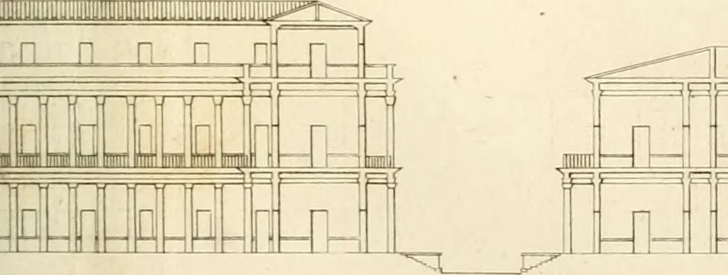 An illustration from Partie graphique des cours d'architecture faits à l'École royale polytechnique depuis sa réorganisation; précédée d'un sommaire des leçons relatives à ce nouveau travail, 1821, leaf 128