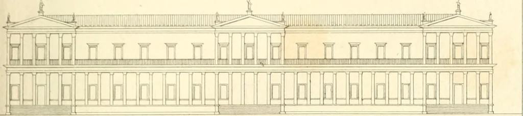 An illustration from Partie graphique des cours d'architecture faits à l'École royale polytechnique depuis sa réorganisation; précédée d'un sommaire des leçons relatives à ce nouveau travail, 1821, leaf 132