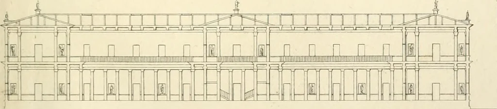 An illustration from Partie graphique des cours d'architecture faits à l'École royale polytechnique depuis sa réorganisation; précédée d'un sommaire des leçons relatives à ce nouveau travail, 1821, leaf 132