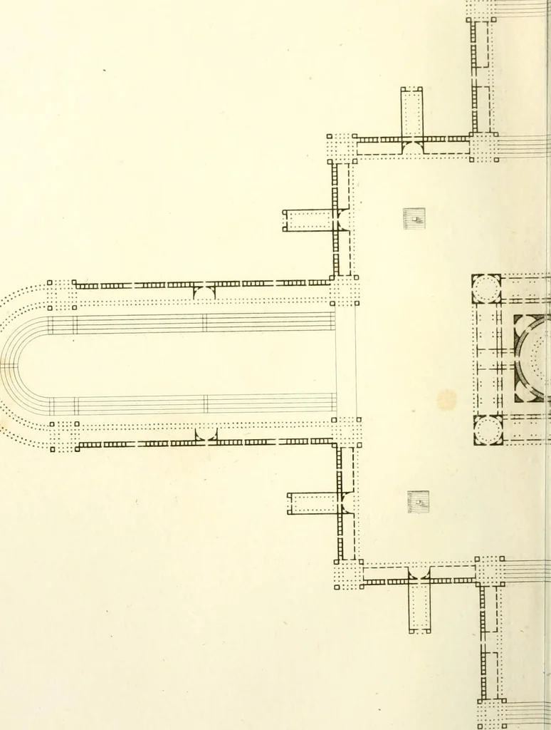 An illustration from Partie graphique des cours d'architecture faits à l'École royale polytechnique depuis sa réorganisation; précédée d'un sommaire des leçons relatives à ce nouveau travail, 1821, leaf 151