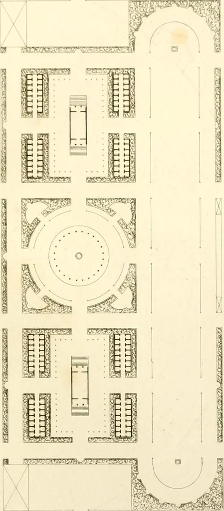 An illustration from Partie graphique des cours d'architecture faits à l'École royale polytechnique depuis sa réorganisation; précédée d'un sommaire des leçons relatives à ce nouveau travail, 1821, leaf 164